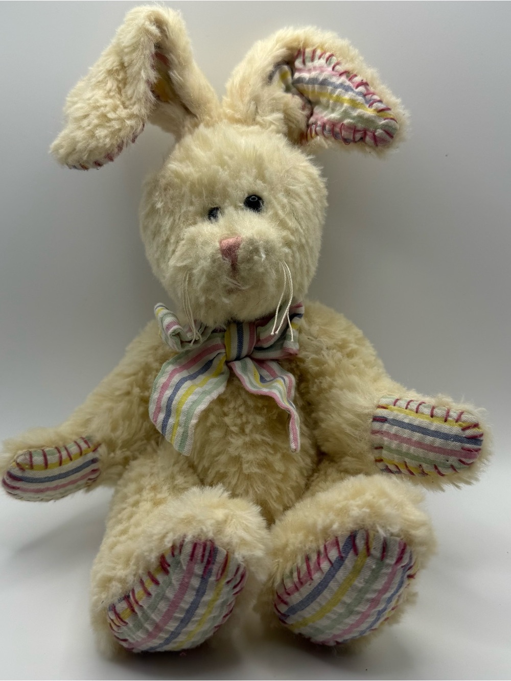 Ganz “Checkers” Bunny HE8593 Plush With Bendable Ears (GZPL-03)